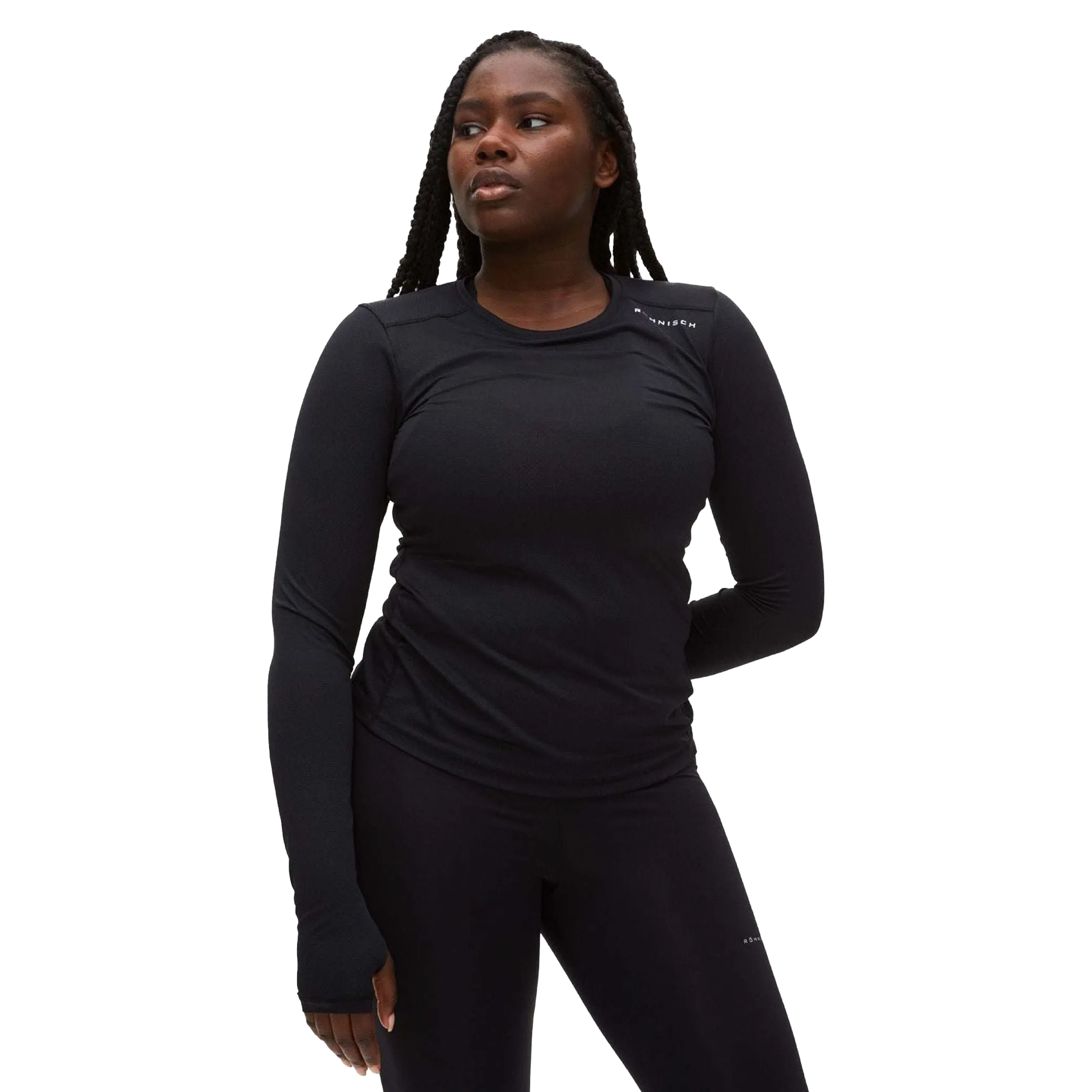 Jacquard Long Sleeve Tee