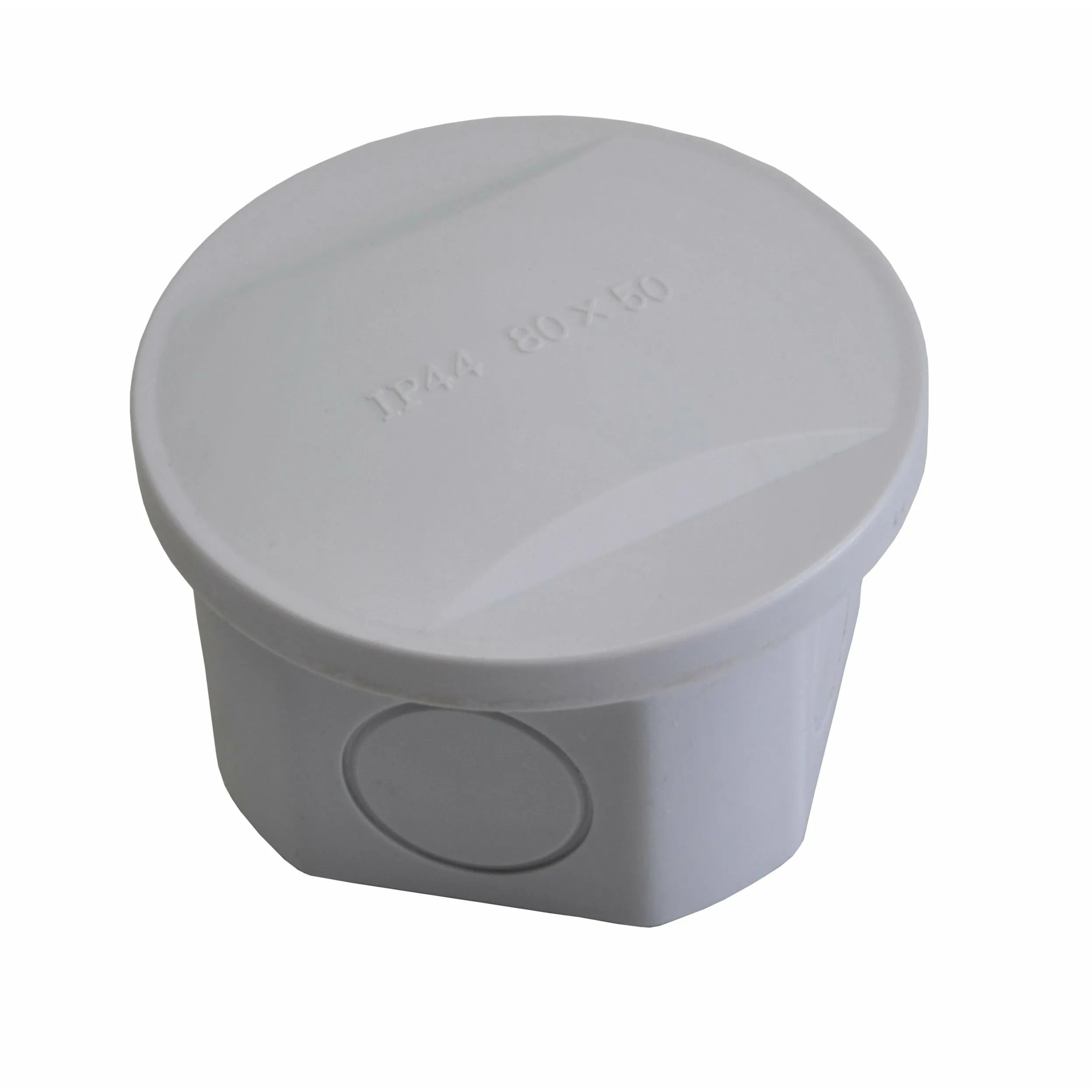 Junction box, WITHOUT GROMMET, ABS  Size 2
