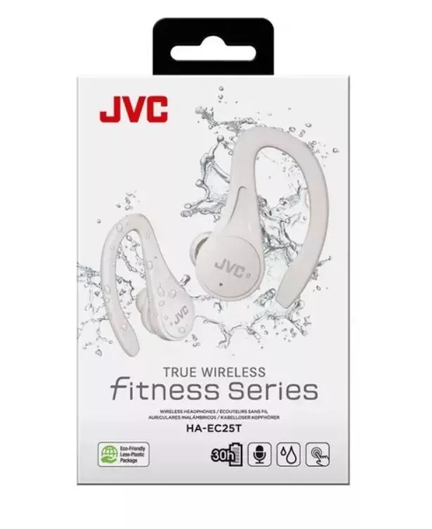 JVC Fitness True Wireless In-Ear Headphones with Ear Loop (HA-EC25T)
