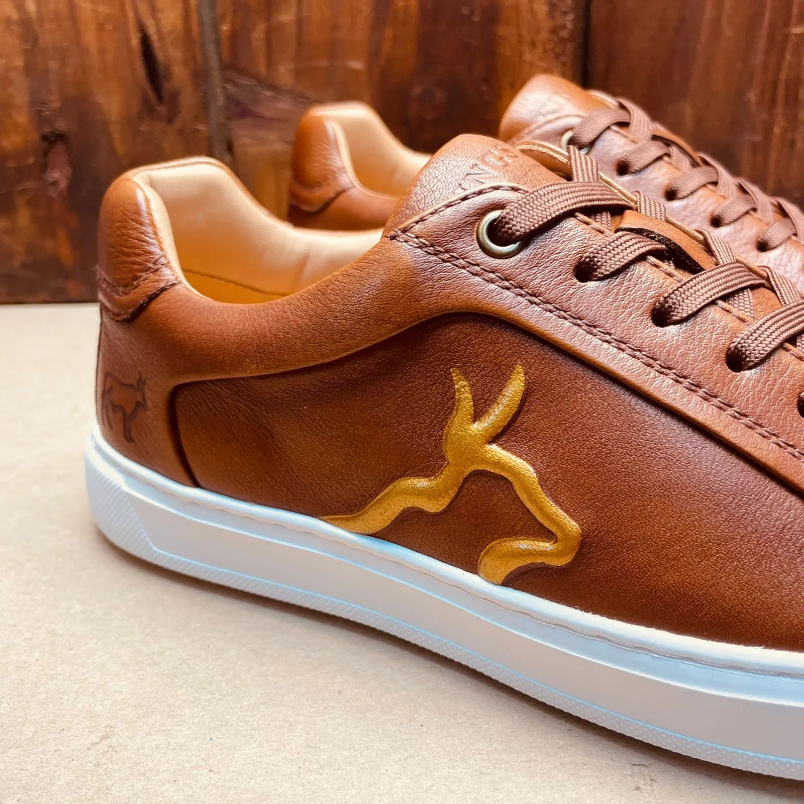 Kingsley Heath Nguni Luxe Sneaker - Tan