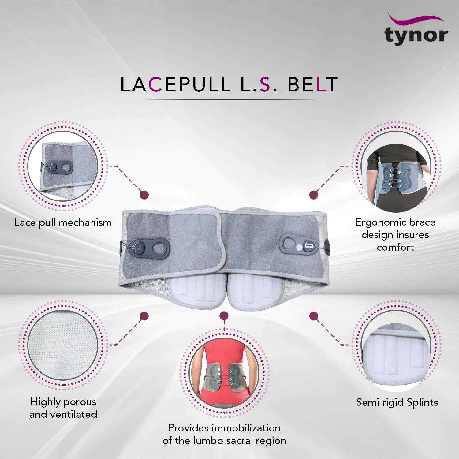 Lace Pull L.S. Belt (Lumbar Brace)
