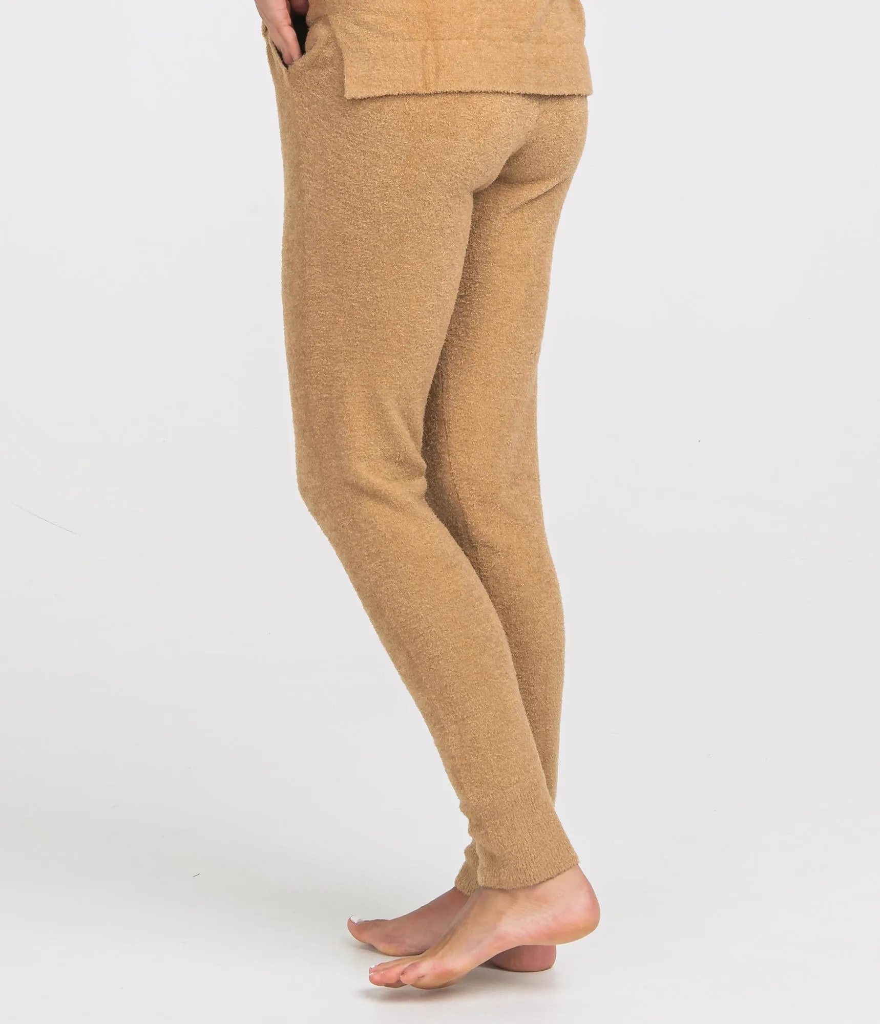 LADIES SOUTHERN SHIRT DREAMLUXE SLOUNGE JOGGERS - BOURBON