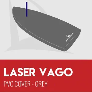 Laser Vago Flat Boat Cover - PVC Grey