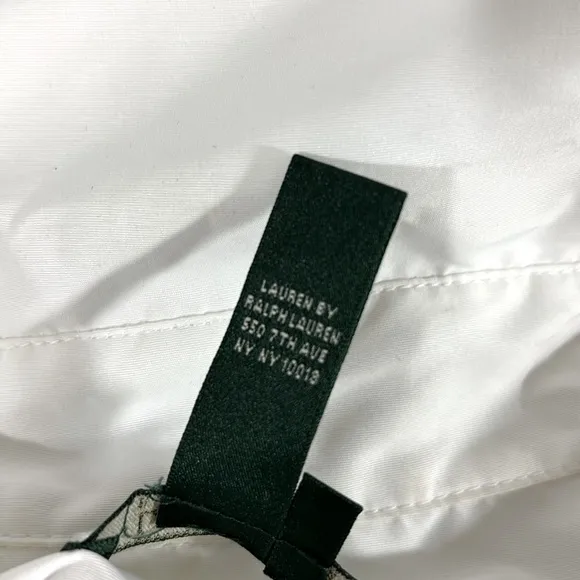 Lauren Ralph Lauren Elegant White Nautical Jacket