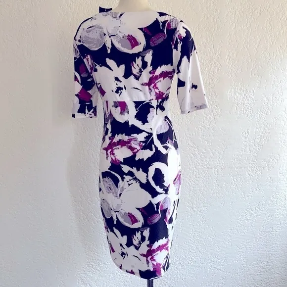 Lauren Ralph Lauren floral stretchy dress SZ 6 NWT