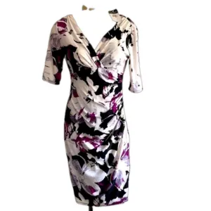 Lauren Ralph Lauren floral stretchy dress SZ 6 NWT