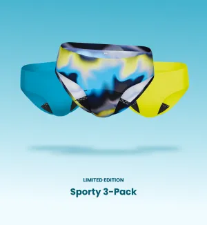 Leakproof UltraThin No-Show Underwear Bikini 3-Pack (Kit Item)