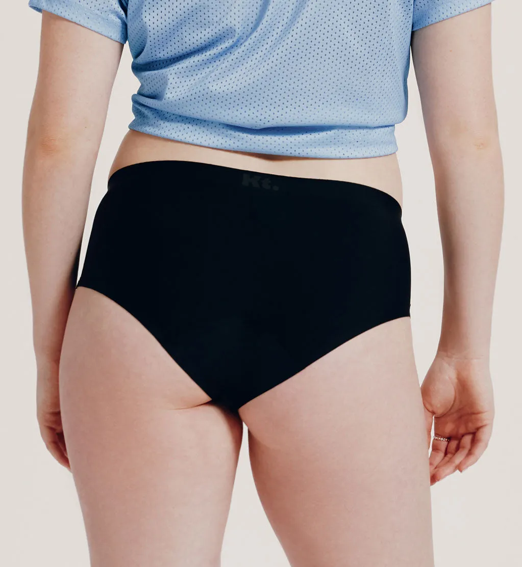 Leakproof UltraThin No-Show Underwear Boyshort 3-Pack