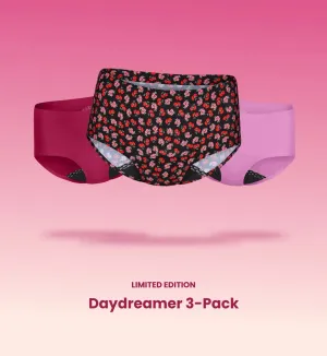 Leakproof UltraThin No-Show Underwear Boyshort 3-Pack