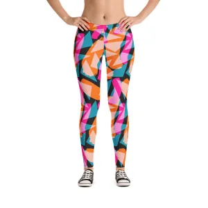 Leggings, Geometric Memphis Shadows
