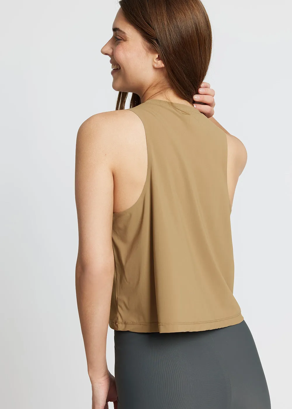 Loose Top Almue - golden brown