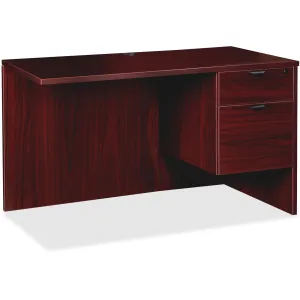 Lorell Prominence 2.0 Mahogany Laminate Box/File Right Return - 2-Drawer
