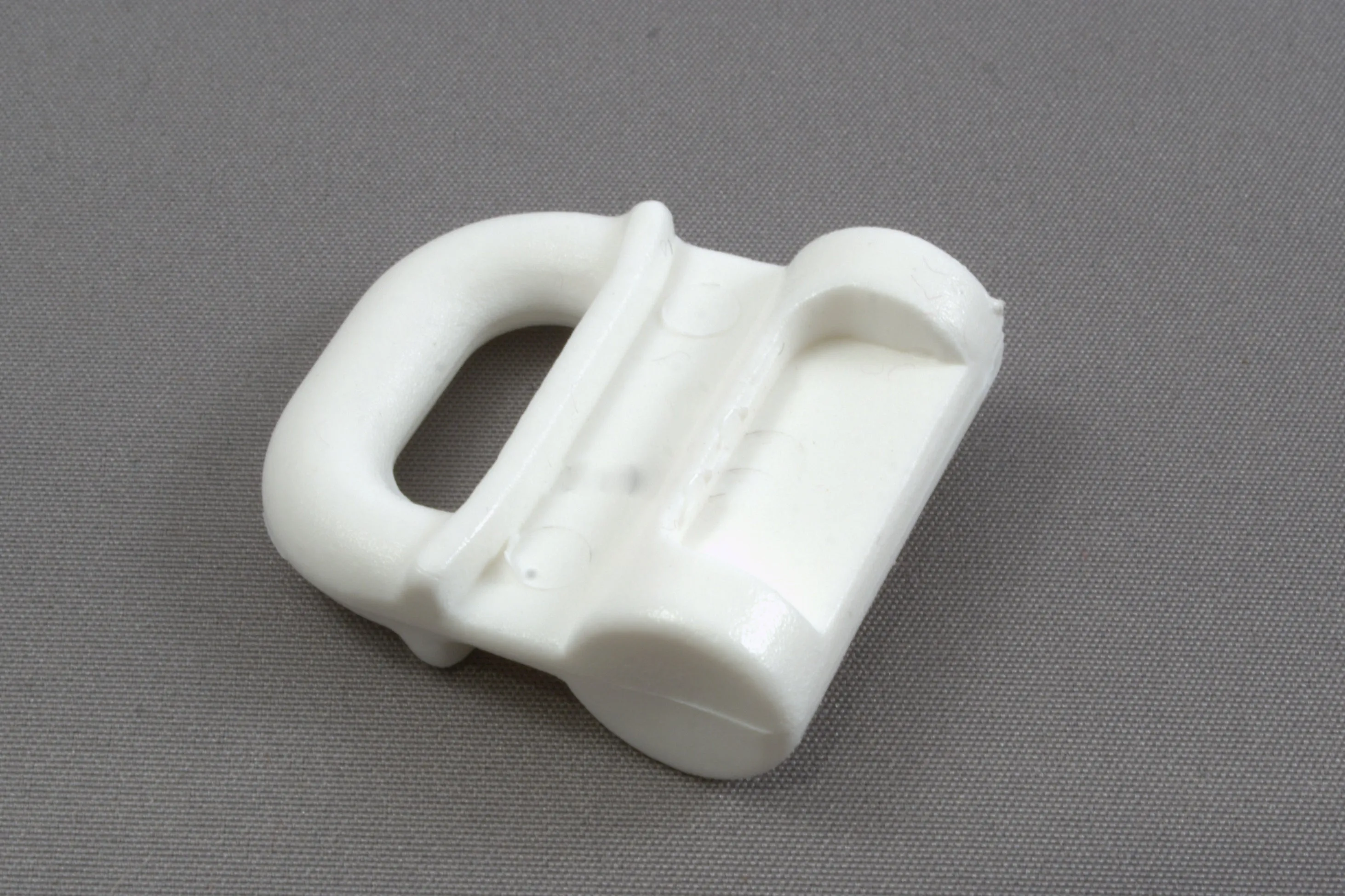 Low friction sail slide slug white plastic