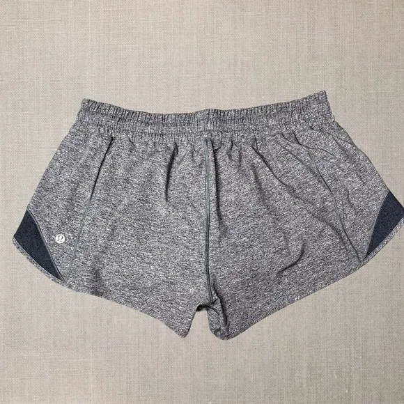 Lululemon Hotty Hot Shorts Heathered Black 12 Nwt