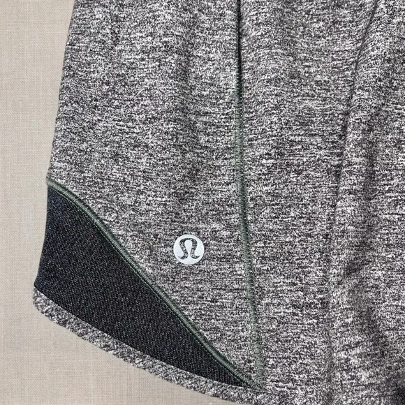 Lululemon Hotty Hot Shorts Heathered Black 12 Nwt