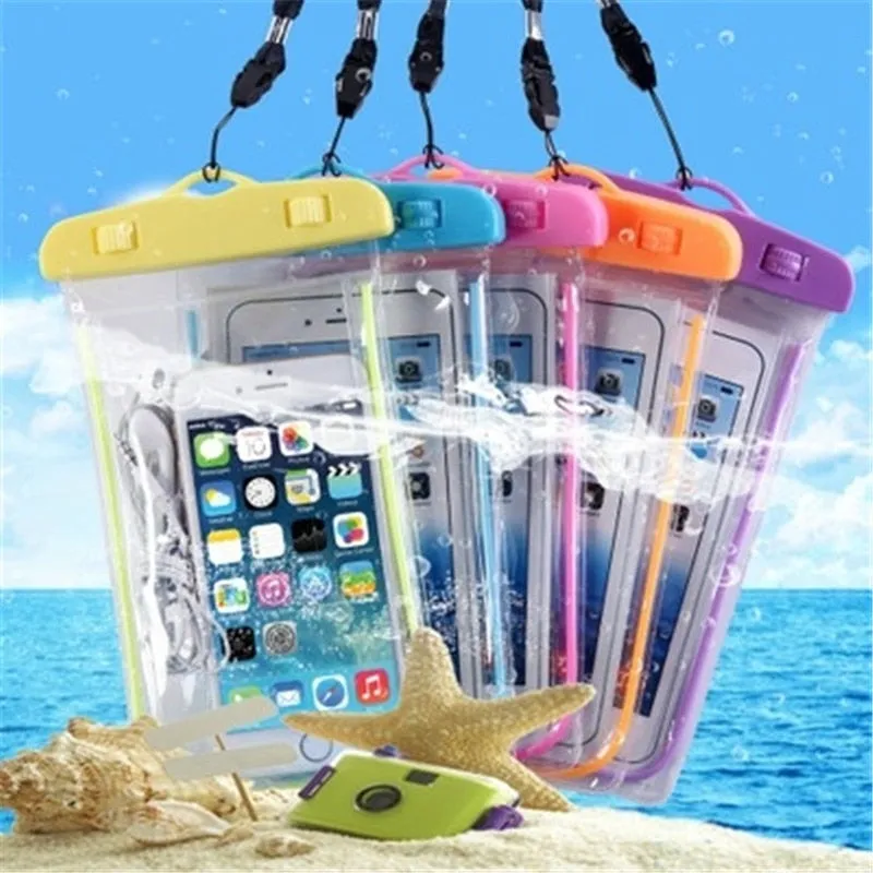 Luminous Waterproof Mobile Phone Case Pouch Bag For iPhone and Samsung