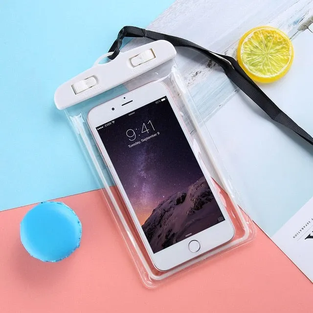 Luminous Waterproof Mobile Phone Case Pouch Bag For iPhone and Samsung