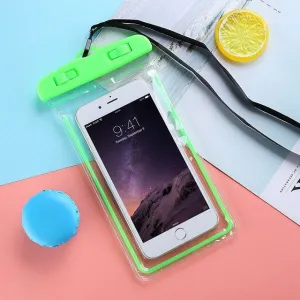 Luminous Waterproof Mobile Phone Case Pouch Bag For iPhone and Samsung