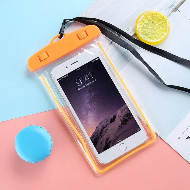 Luminous Waterproof Mobile Phone Case Pouch Bag For iPhone and Samsung