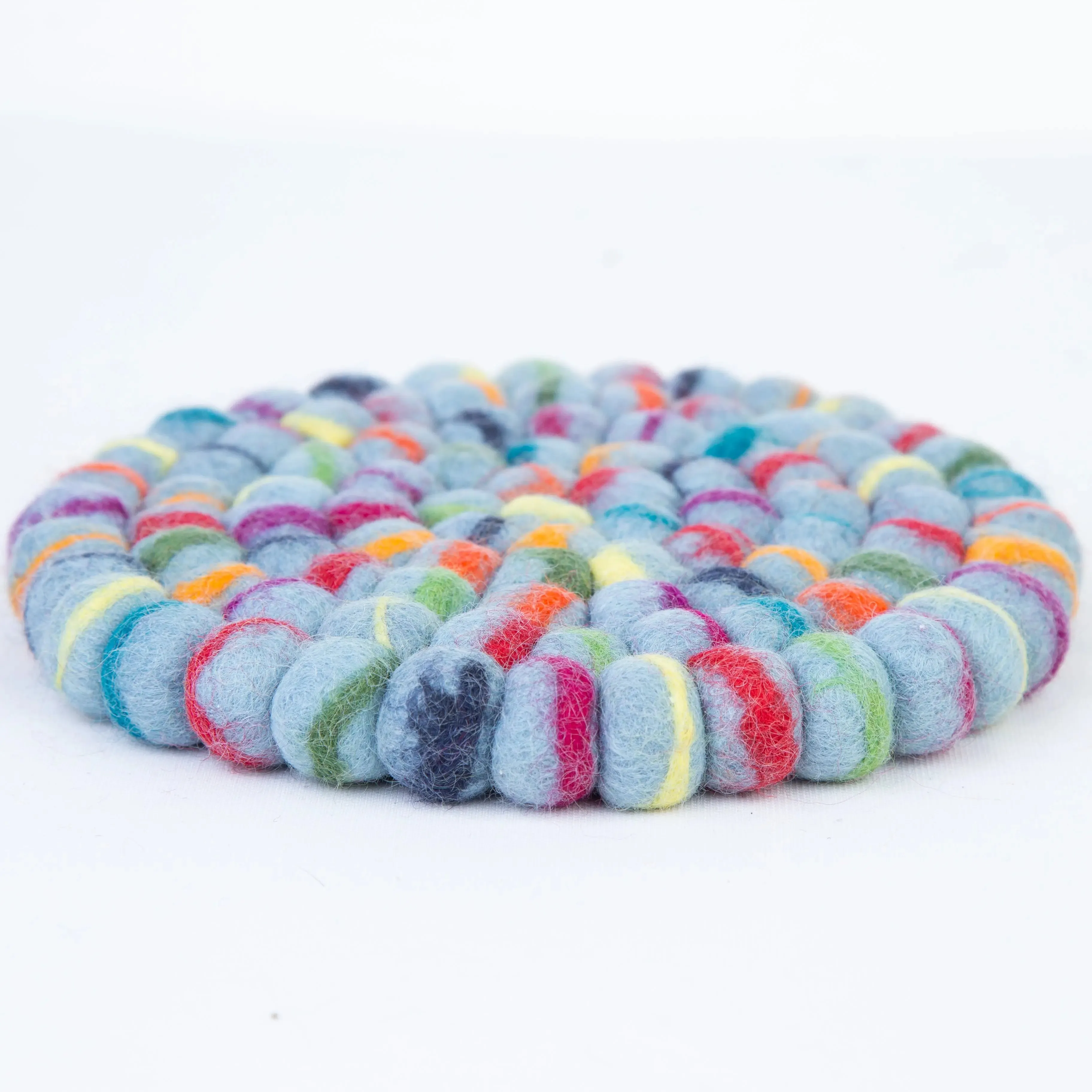 Luxurious Felt Coaster Set - Elegant Table Protection