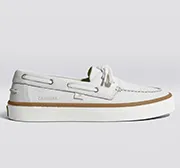 Mare Boat Shoe White Premium Leather Women