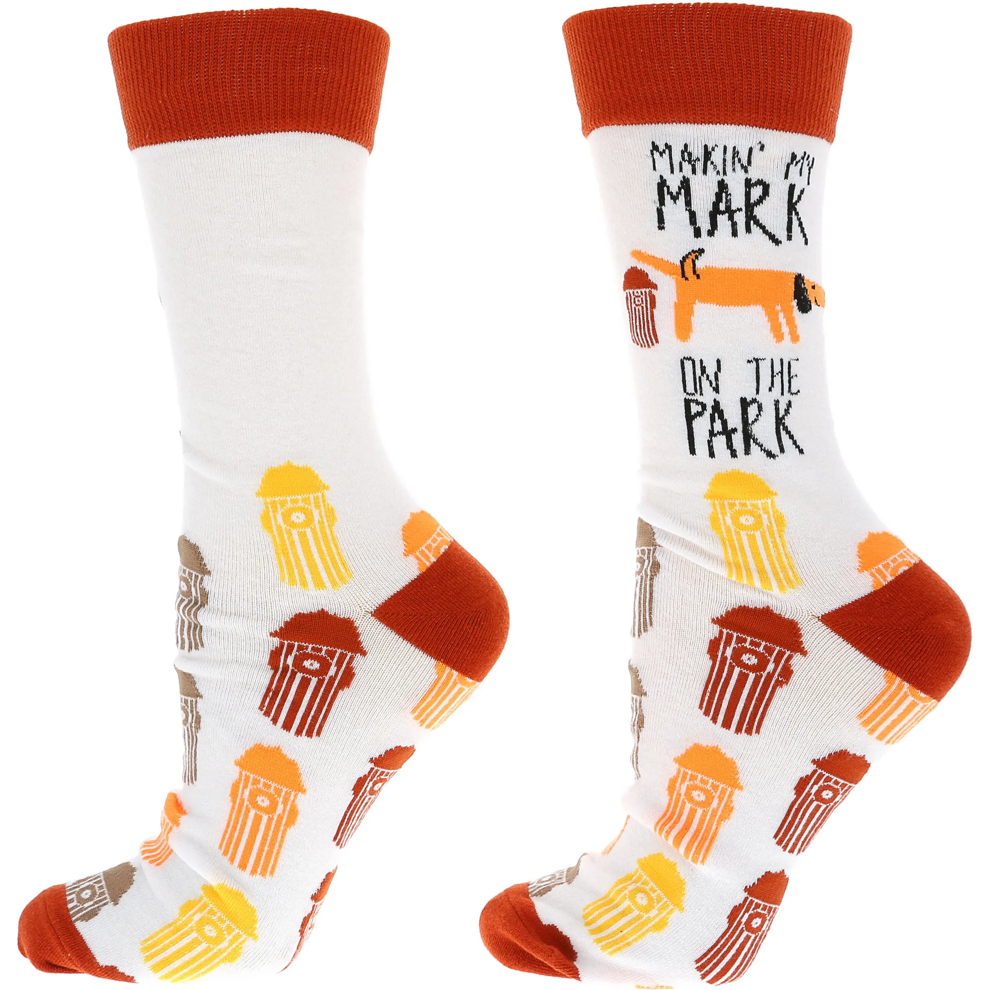 Mark on the Park Unisex Crew Socks Size: