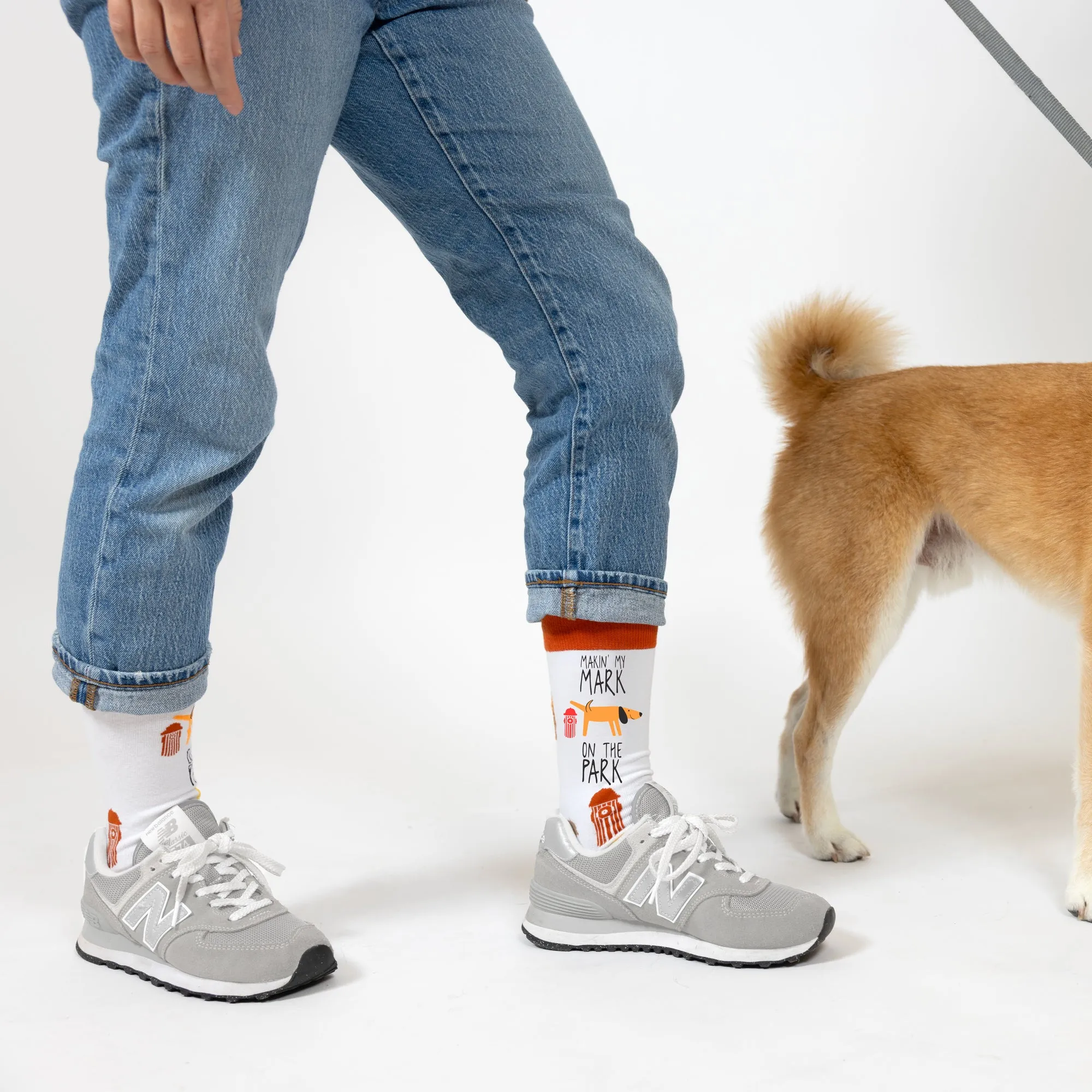Mark on the Park Unisex Crew Socks Size: