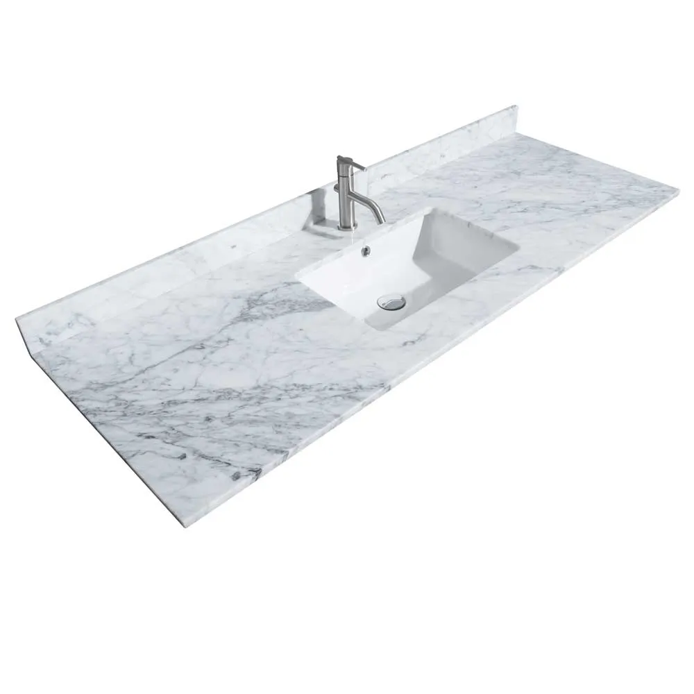 Maroni 60 Inch Single Bathroom Vanity in Light Straw