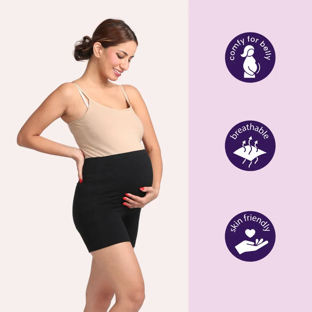 Maternity Undershorts | Fits Mid Thigh | Supports Bump