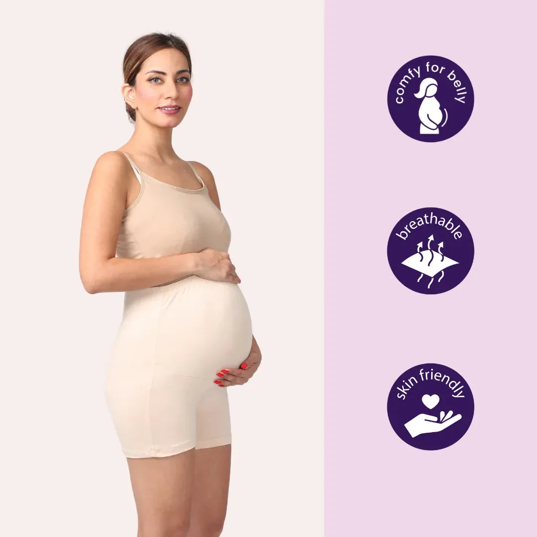 Maternity Undershorts | Mid Thigh Length | Chafe Free | 4-Pack