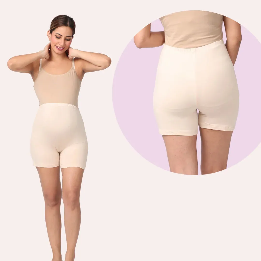 Maternity Undershorts | Mid Thigh Length | Chafe Free | 4-Pack