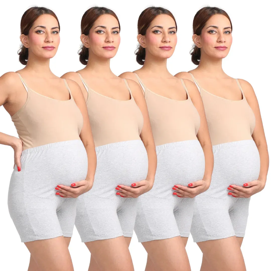 Maternity Undershorts | Mid Thigh Length | Chafe Free | 4-Pack