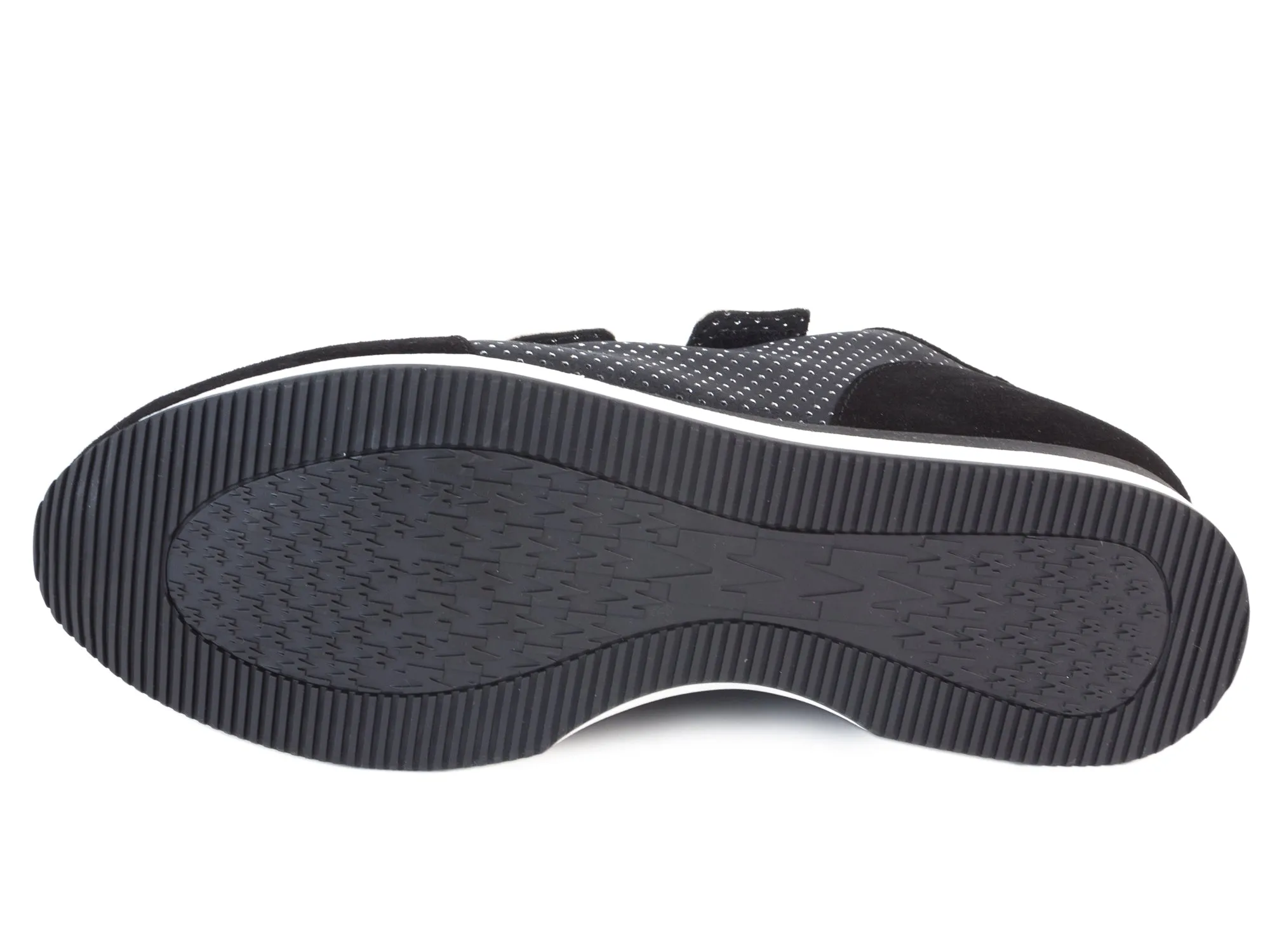 Max Mara Women's MM34 Leather Hook & Loop Sneakers