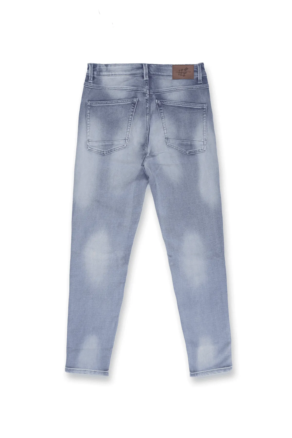 Men's Premium Fitted Stretchy Jeans - Faded Blue