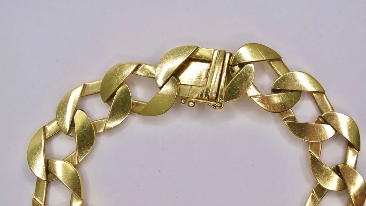 Miami Cuban Link 14k Solid Yellow Gold Bracelet
