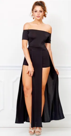 Midnight Black Romper