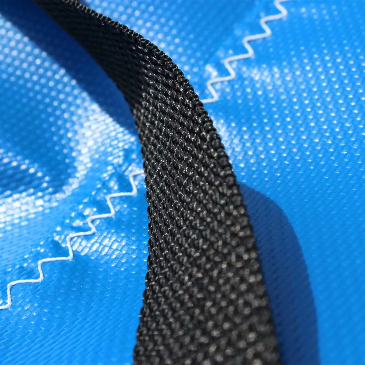 Mirror Boat Cover - PVC Blue - Mast Down