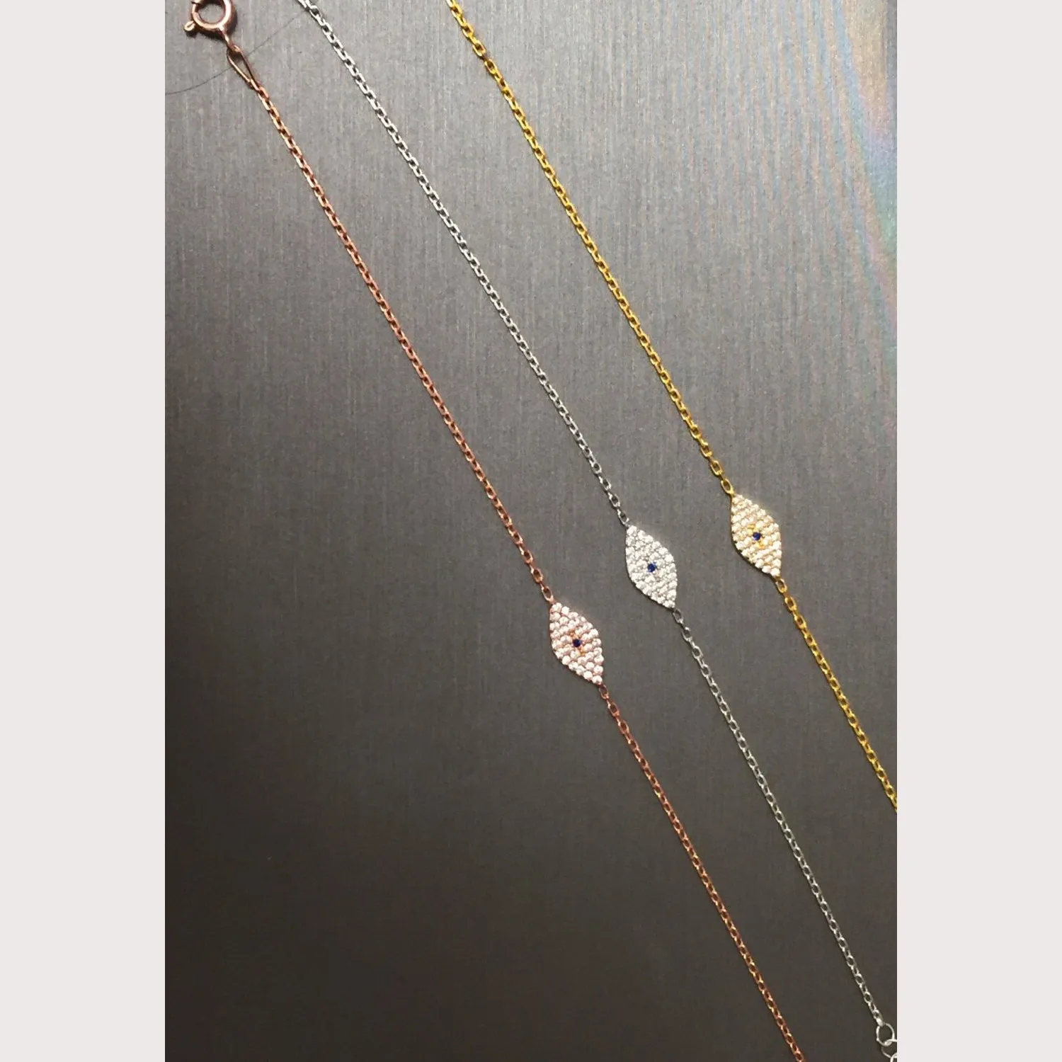 Modern Shiny Eye Bracelet