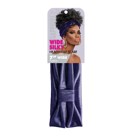Ms. Remi Sapphire Wide Stretchy Headwrap Scarf by ANNIE