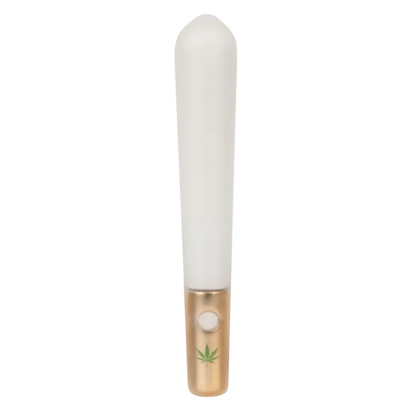 Naughty Bits Smoke Show Mini Joint Vibe - White
