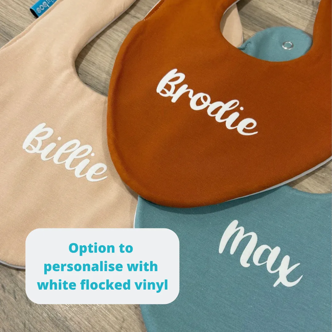Navy Waterproof Dribble Bib