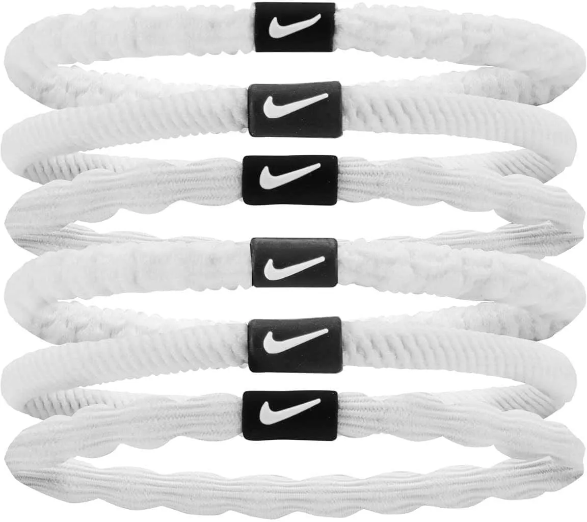 Nike Flex (6 Pack) Hair Ties - White