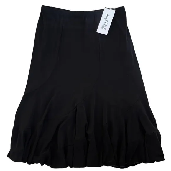 NWT Joseph Ribkoff Stretchy Flounce Skirt Size 10