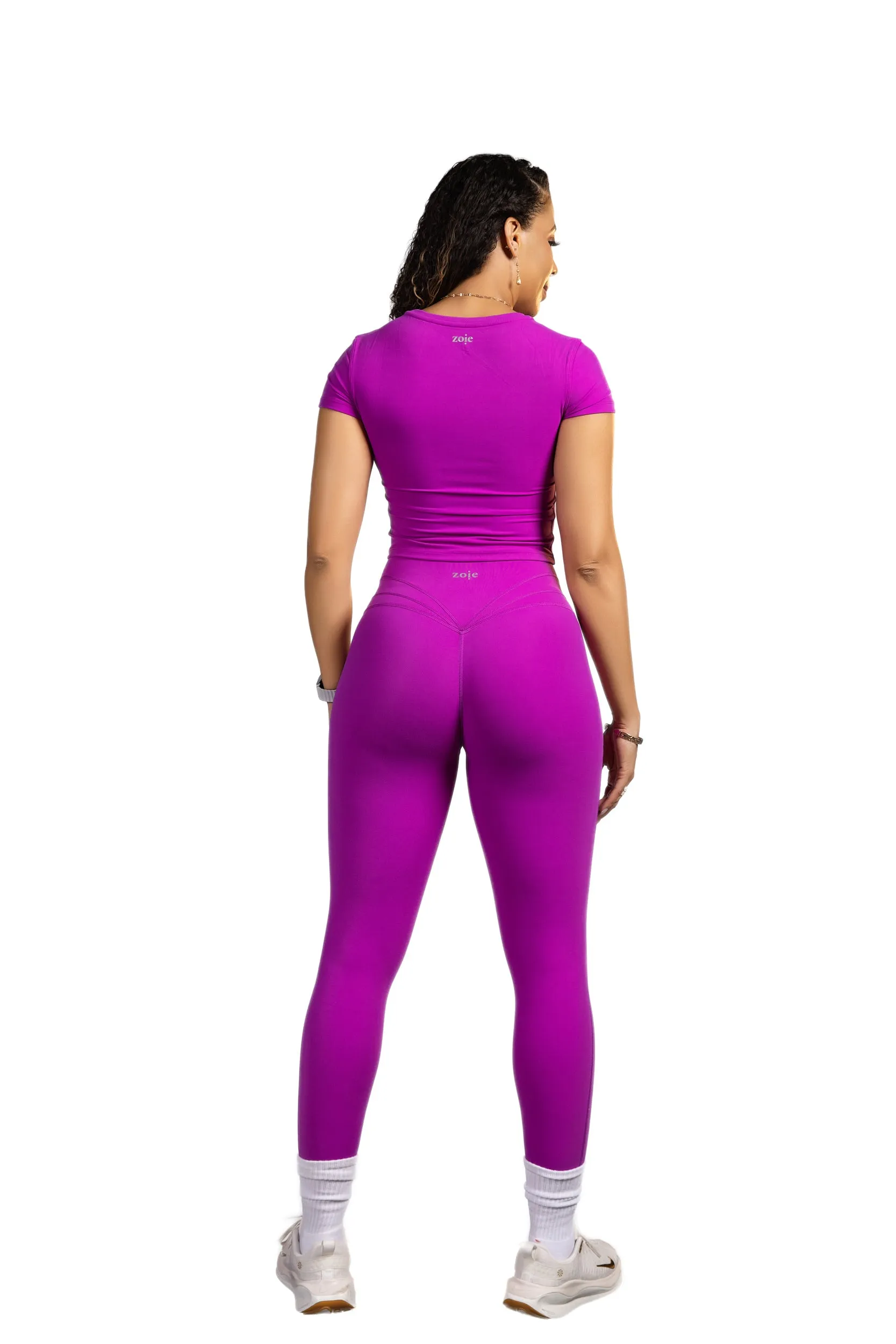 Orchid crop top - purple
