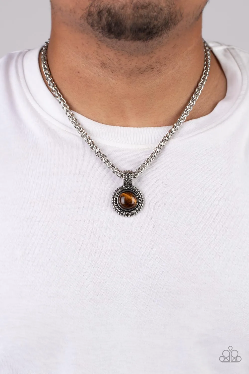 Paparazzi Pendant Dreams - Brown Necklace