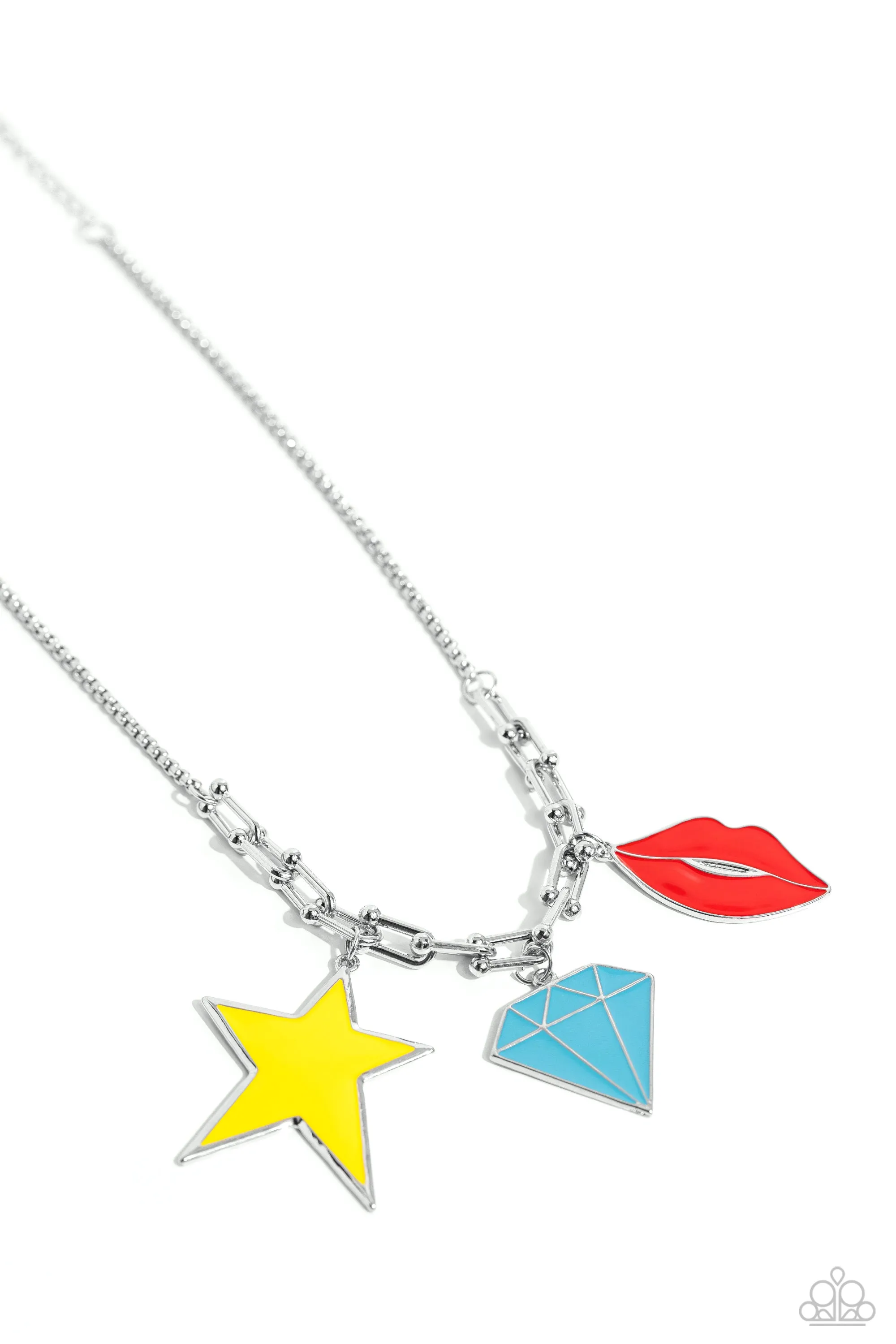 Paparazzi Scouting Shapes Necklace Multi