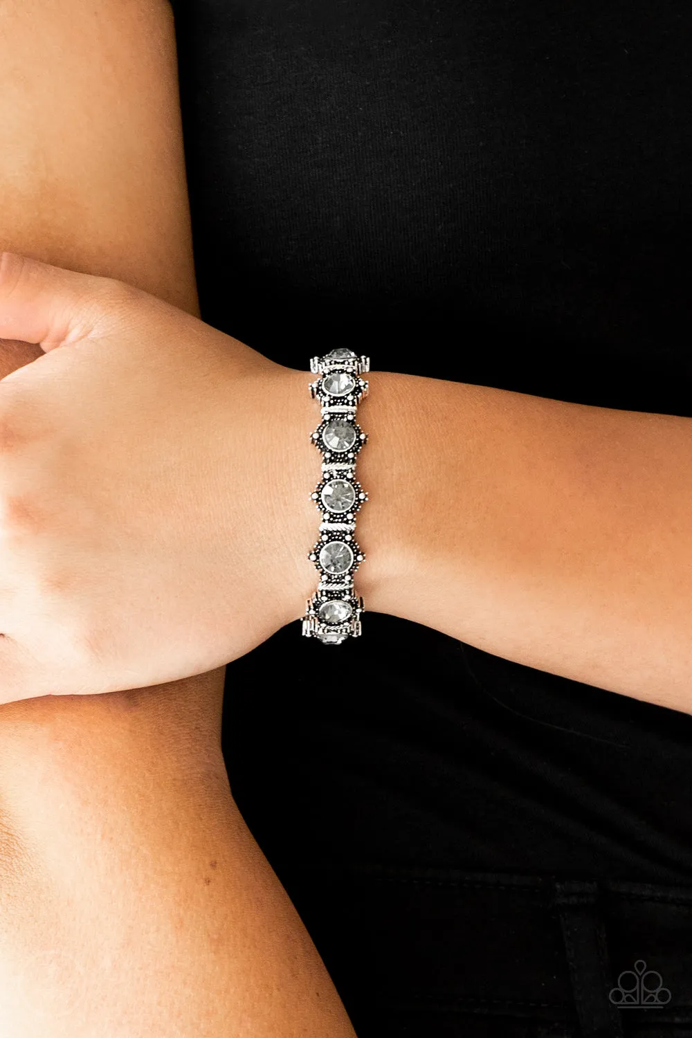 Paparazzi Strut Your Stuff Bracelet Silver