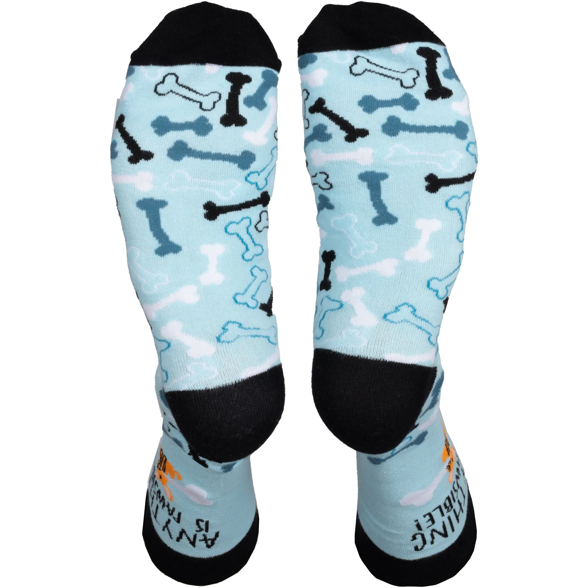 Pawsible Unisex Crew Socks Size: