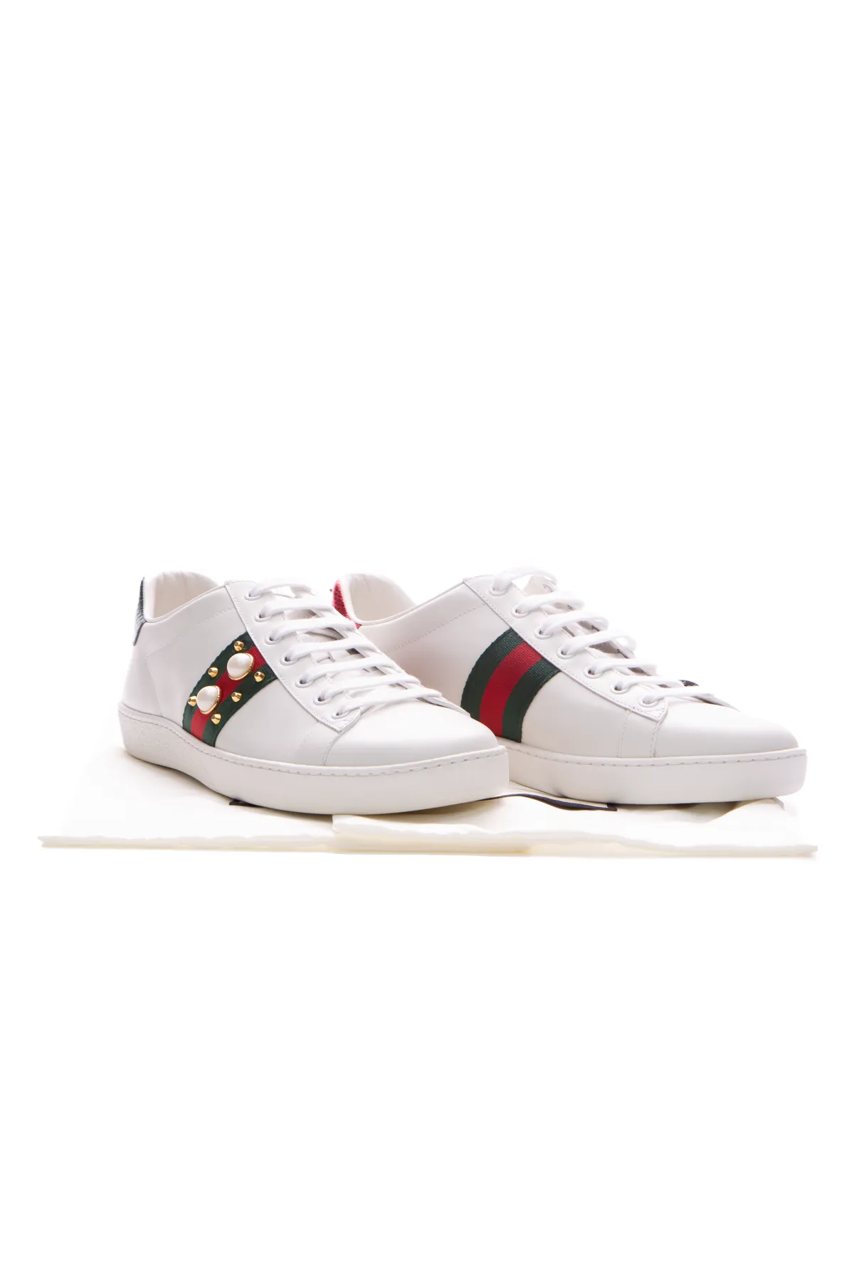 Pearl Stud Ace Sneakers - Size 41.5