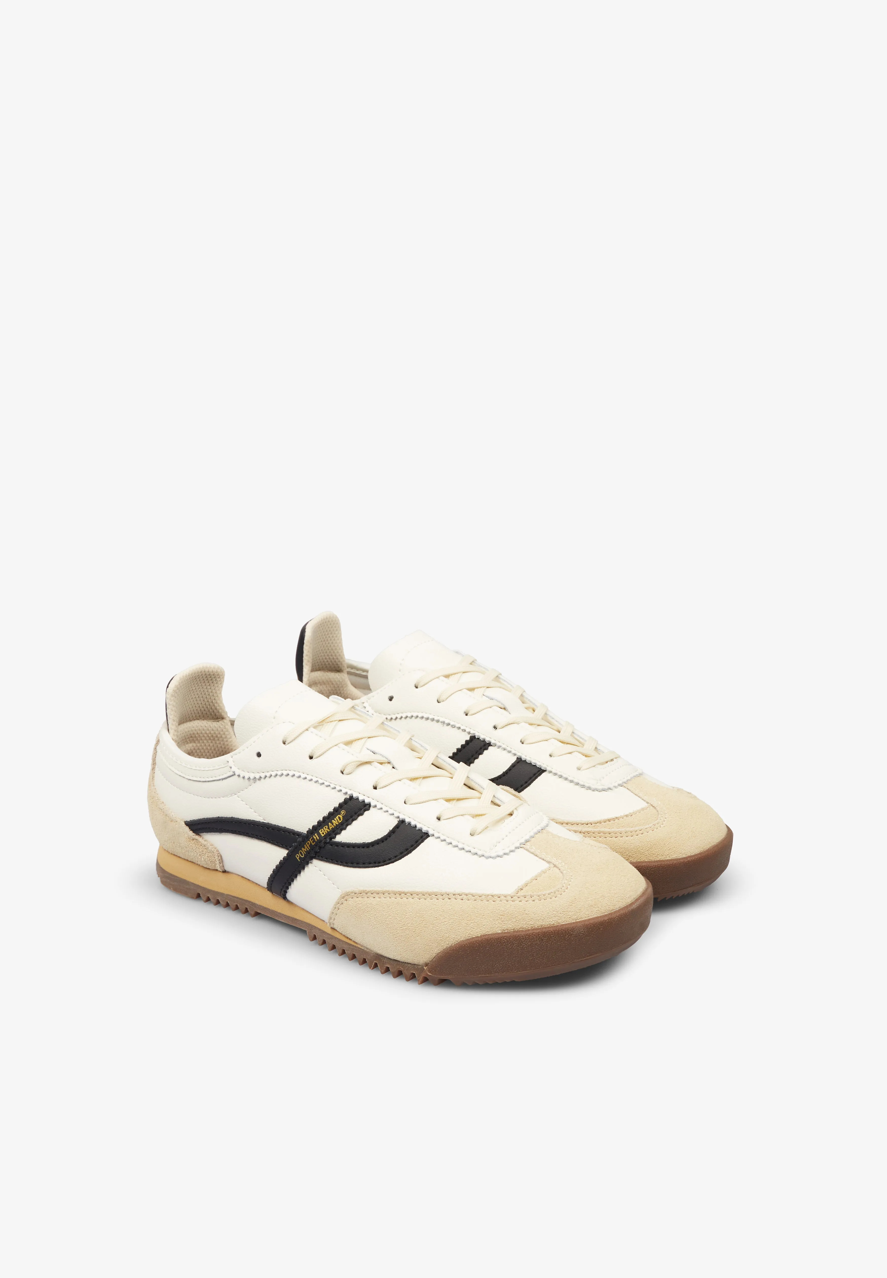 POMPEII BRAND | KITE LEATHER ECRU BLACK